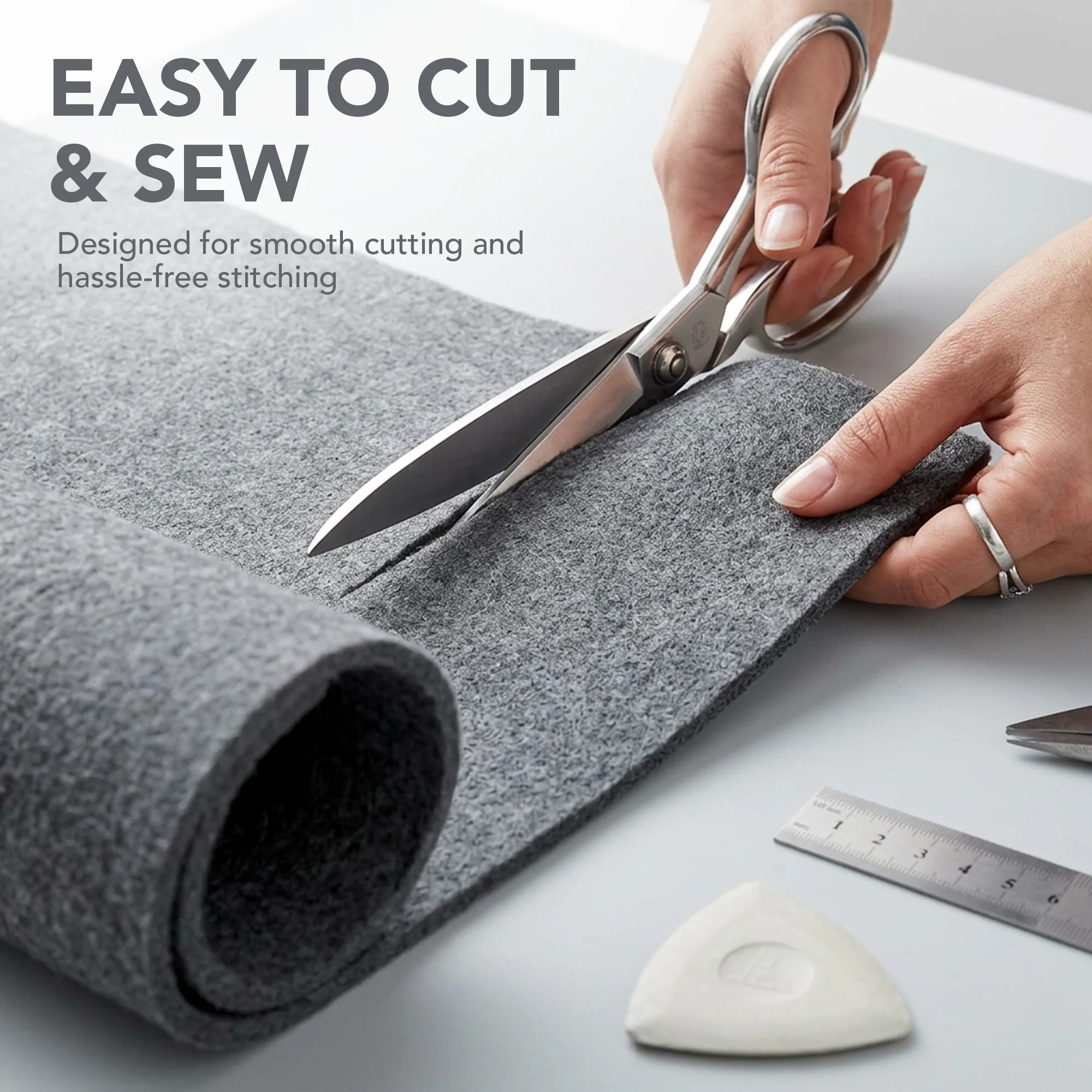 3.2mm Thick Acrylic Felt Fabric – 60" Wide | FabricLA - Image 8