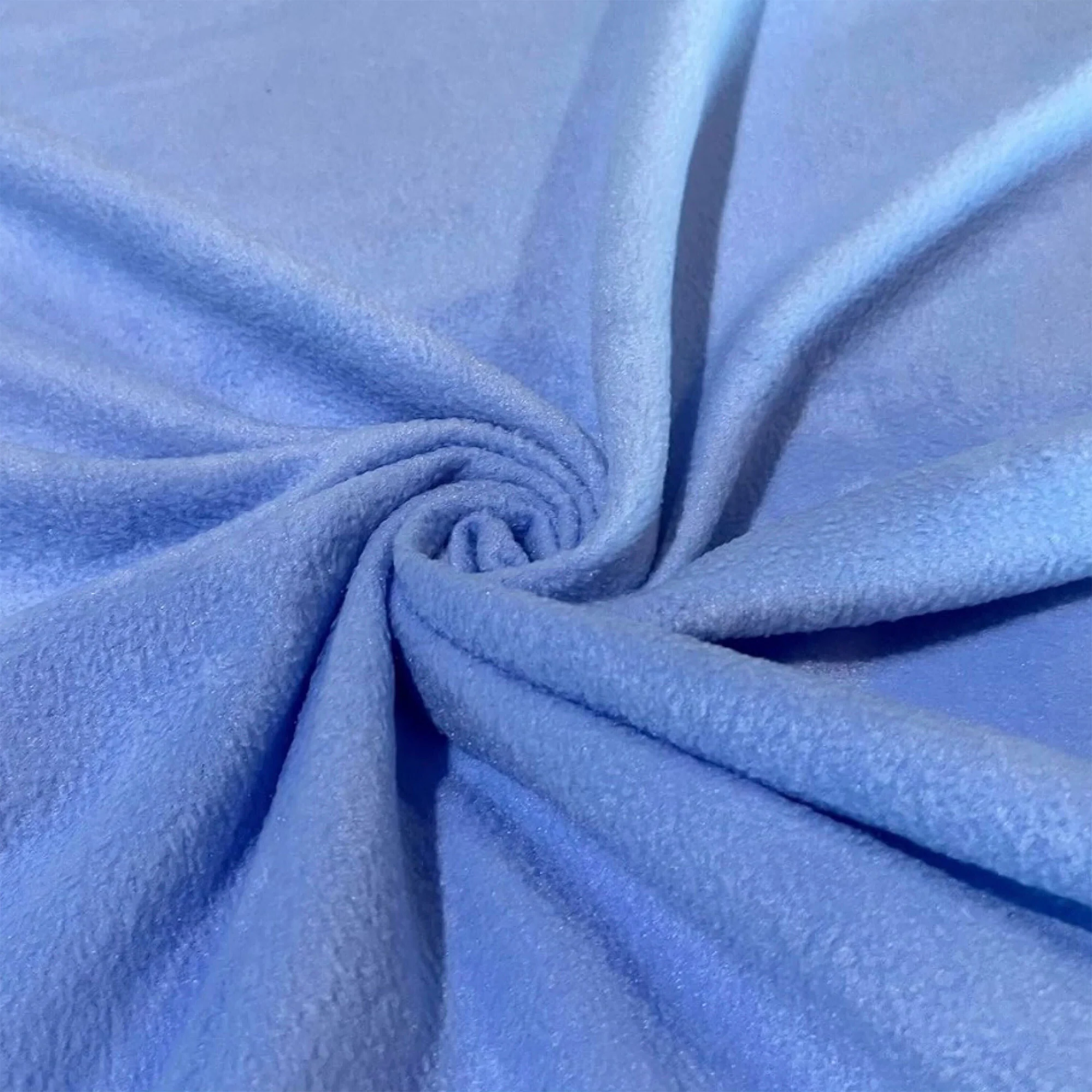 Anti-Pill Polar Fleece Fabric by the Yard – Light Blue (60", 280 GSM)