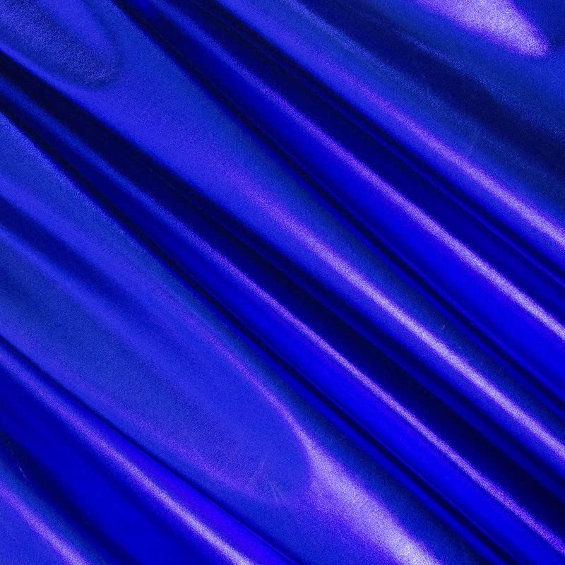 Hologram Metallic Foil Spandex Knit Fabric | 4-Way Stretch Multicolor - Image 5