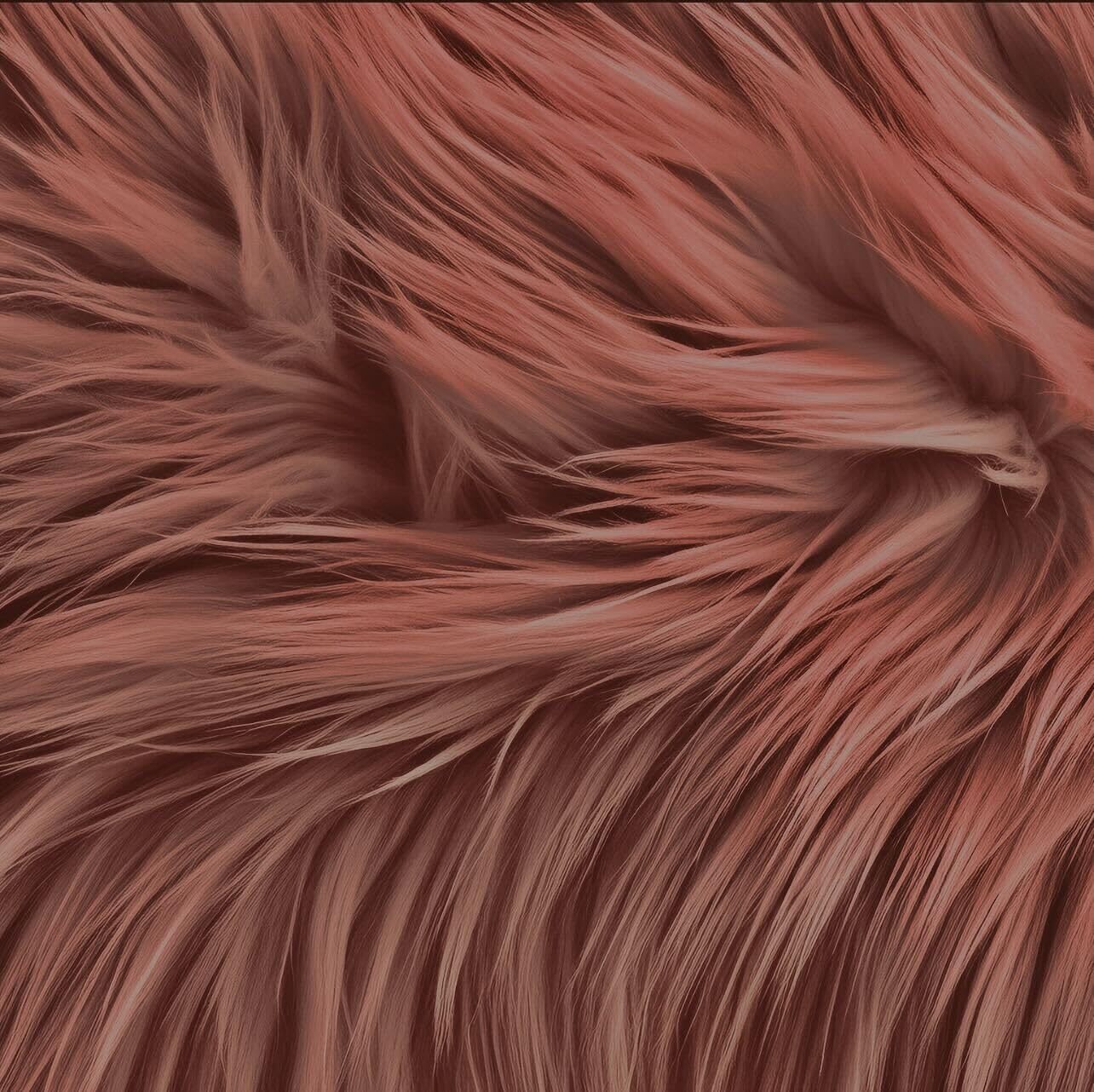 Mocha Faux Fur Fabric Squares - Pre-Cut