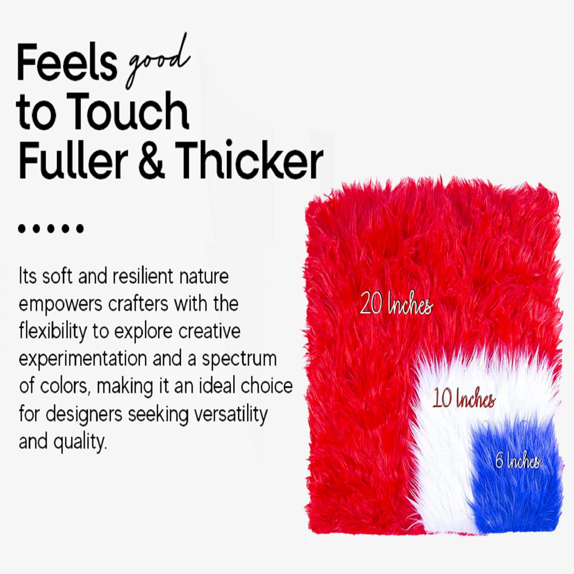 Faux Fur Fabric Squares | Pastel Patch - Image 7
